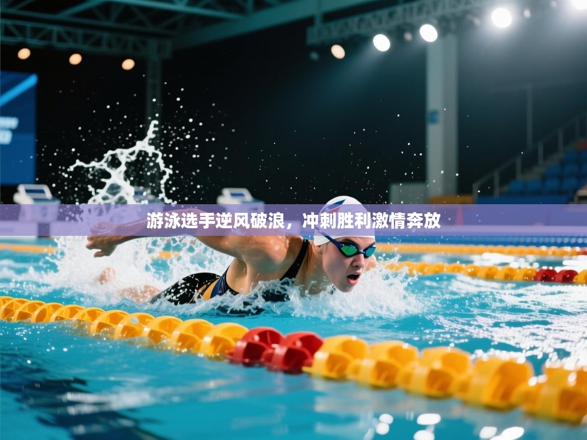 -游泳选手逆风破浪，冲刺胜利激情奔放  第1张